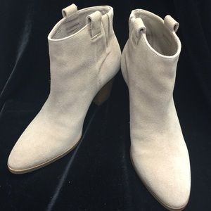 J.Crew Tan Eaton Suede Ankle Boots