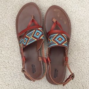 Boho chic sandals