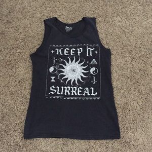 Keep it surreal cut off tee
