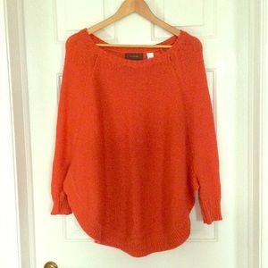 Orange Sweater/Poncho