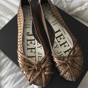 Jeffery Campbell Gold Flats