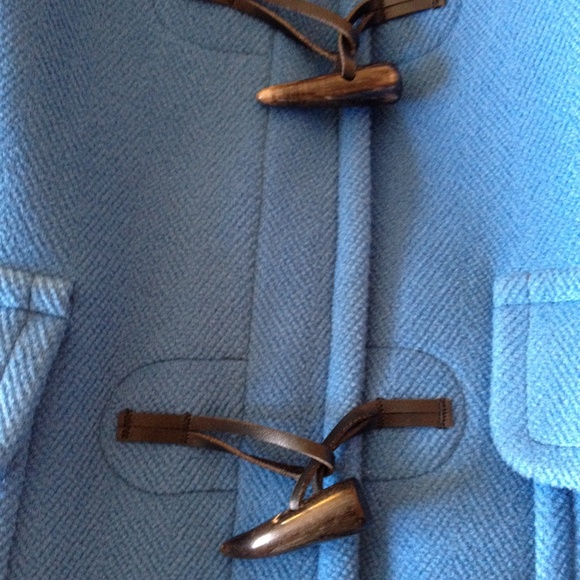 Horn Toggle Wool Coat with Hood - Picture 4 of 4