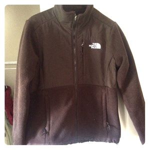 Brown north face jacket