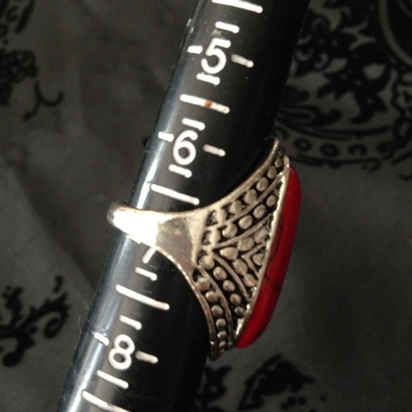 Red Turquoise Ring - Picture 3 of 3