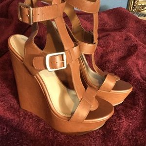 Tan wedges