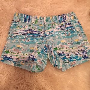 SOLD---lilly Pulitzer shorts size 0