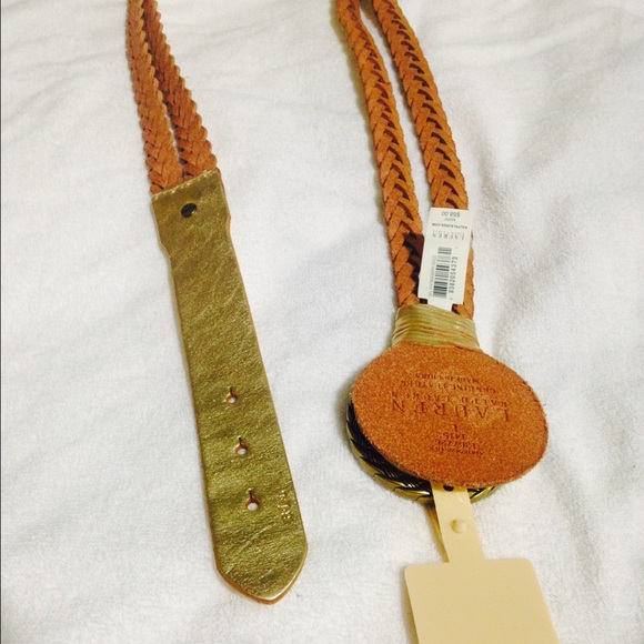 Ralph Lauren leather Braided Belt