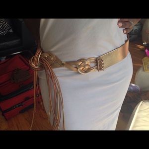 Brand new Gold Ralph Lauren fashion Braided belt