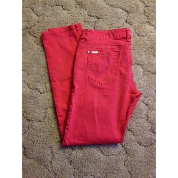 Pink Shinny Jeans