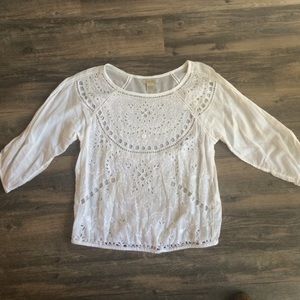 White Lucky Brand top