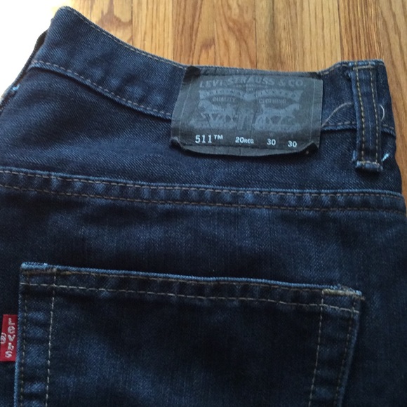 Boys Levi's 511 worn once 20reg 30w 30L