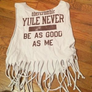 Abercrombie crop top customized