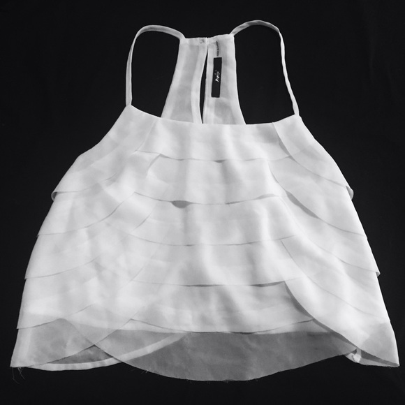 White Shell Layered blouse