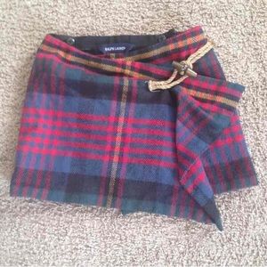 Girls Plaid Skirt