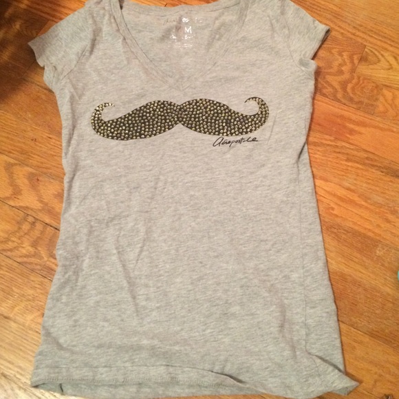 Aéropostale mustache shirt