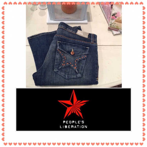 ❤️👖🌼PEOPLE'S LIBERATION WIDE LEG JEANS🌼👖❤️