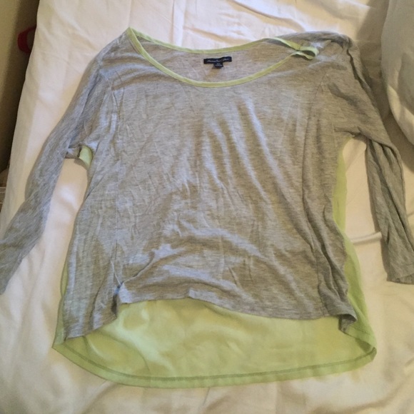 American eagle 3/4 sleeve shirt