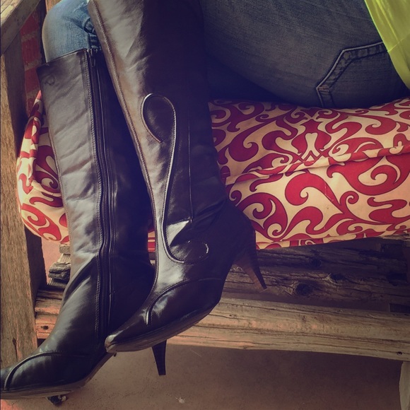 rsvp Bravado (Wide Calf) Brown Leather Boots