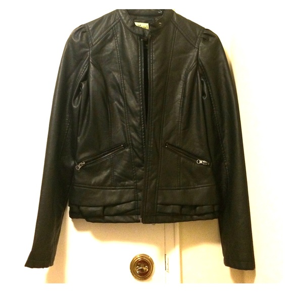 SOLD Leather Coat - Picture 1 of 3
