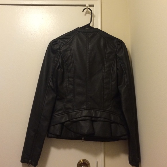 SOLD Leather Coat - Picture 2 of 3