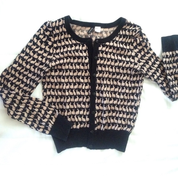 Divided by H&M bunny print cardigan