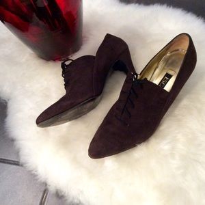 Escada heeled Oxford