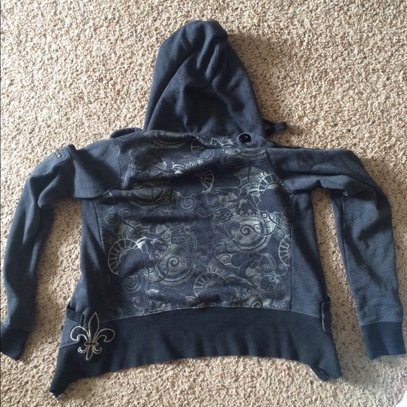 Graphic Zip-up hoody from Tilly's