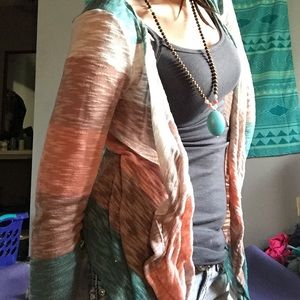 American Rag Striped Cardigan Small