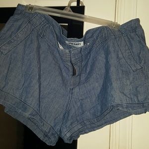 Jean linen shorts