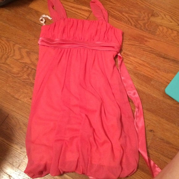 Pink wedding type of dress