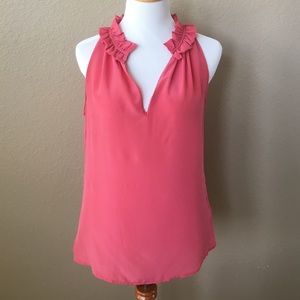 Banana Republic 100% Silk Coral Tank