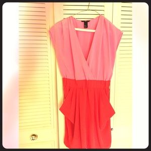 Bright Color block Dress H&M