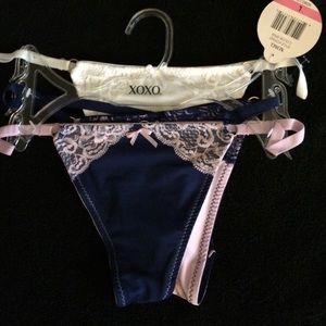 XOXO set of 3 large panties
