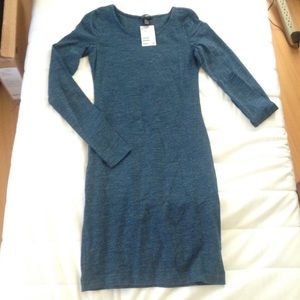 Long sleeve knit dress