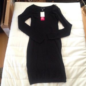 Long sleeve knit dress
