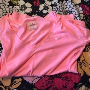 Hollister neon vneck