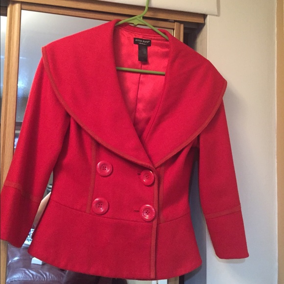 Red guess jacket size small!
