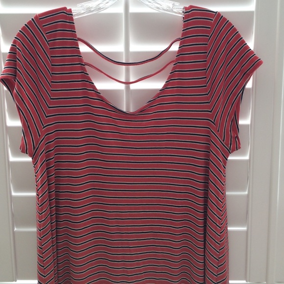 AEO Striped Tee Shirt Dress