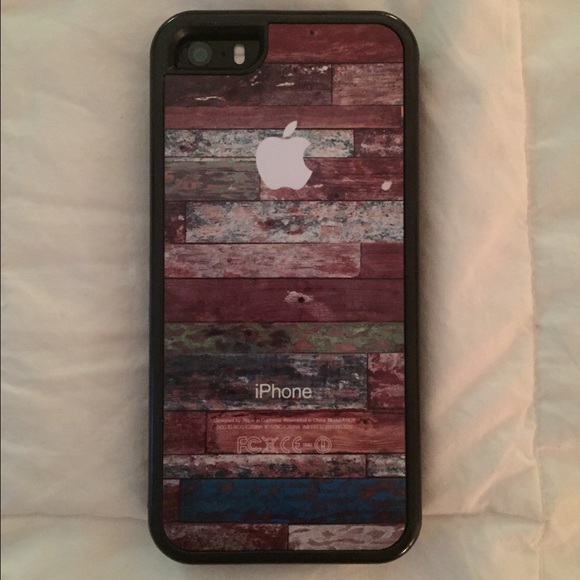 Faux Multi-Colored Wood iPhone 5s Case