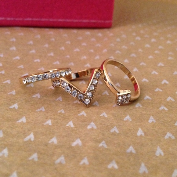 Mid-finger ring BUNDLE