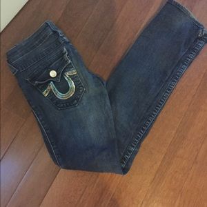 Dark wash true religion jeans