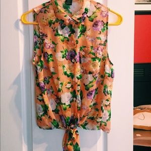 Floral F21 Blouse