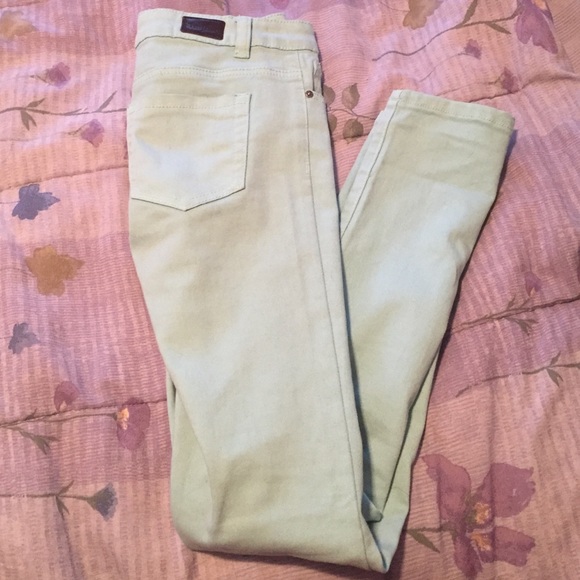 Mint Green Skinny Jeans