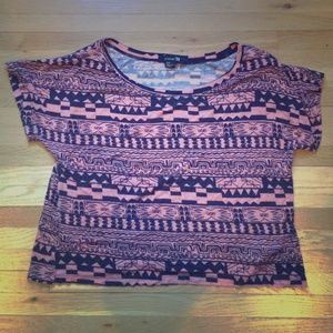 Tribal crop top