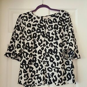 Loft dolman leopard blouse