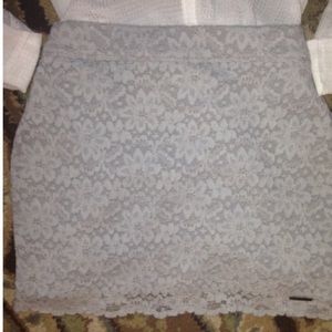 Abercrombie flower knit skirt