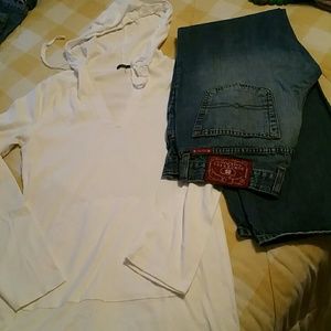 Cute Jeans and Hoodie