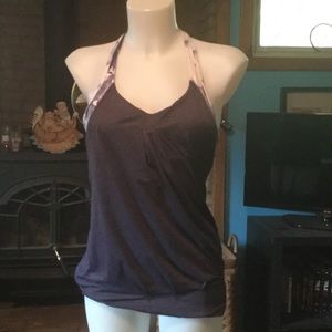 Rare Luluemon purple inkblot tank NWOT