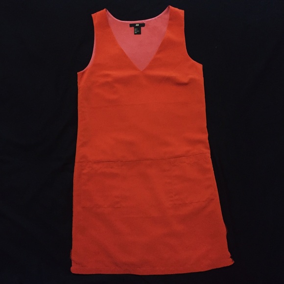 V Neck Colorblock Dress