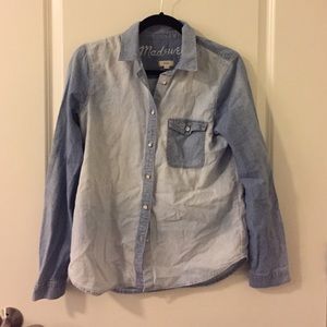 Madewell denim cotton shirt